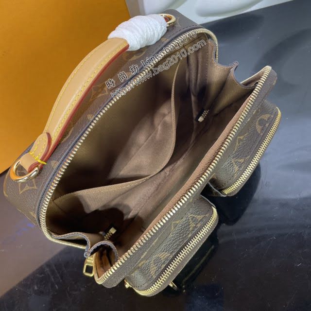 LOUIS VUITTON專櫃新款包包 路易威登Utility Crossbody手袋 LV零錢包肩帶手提肩背斜挎女包 M80446  ydh4077